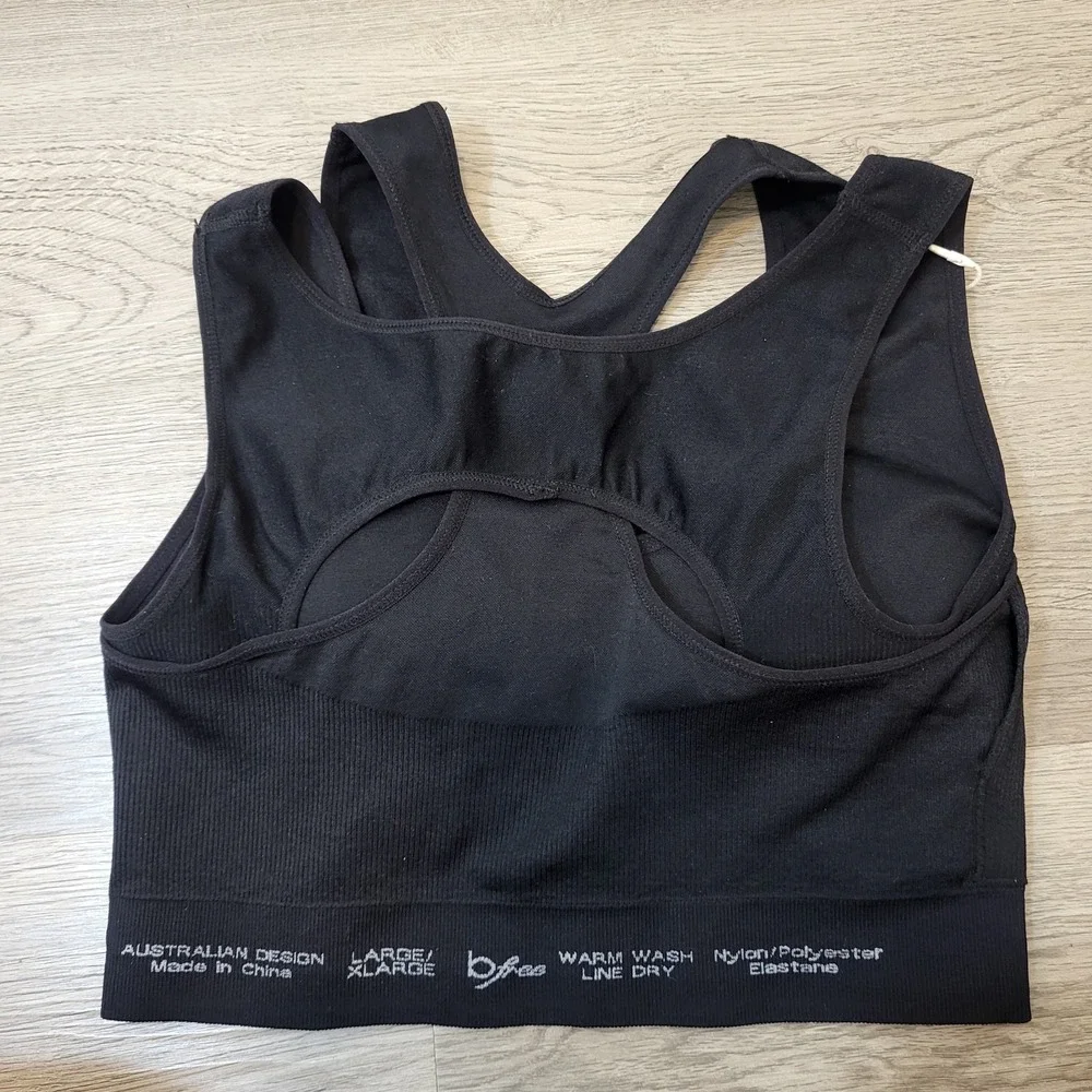 bfree Australia Women's Sports Tank Tops Padded Fitness Black  Size‎ L/XL